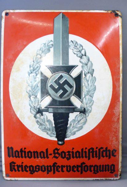 NSKOV ENAMEL SIGN.