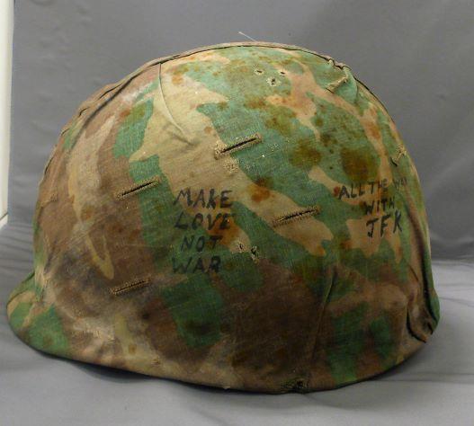 AMERICAN VIETNAM HELMET AND CAMO COVER