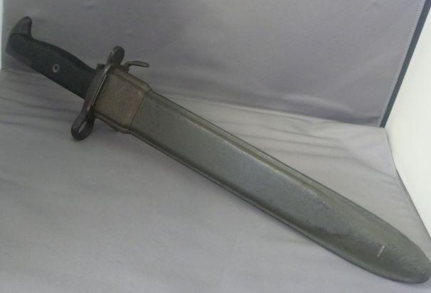 US M1942 GARRAND BAYONET & SCABBARD