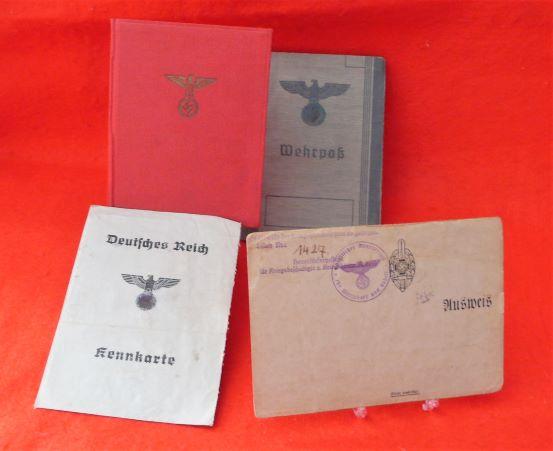 NSDAP DOCUMENT GROUPING: WWI VETERAN