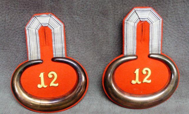 PRUSSIAN GRENADIER REGT. NR. 12 EPAULETTES