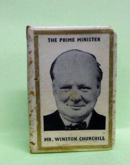 WWII WINSTON CHURCHILL MATCHBOX COVER