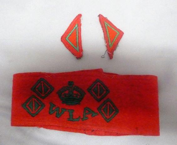 BRITISH WOMEN'S LAND ARMY; FOUR YEAR ARMBAND
