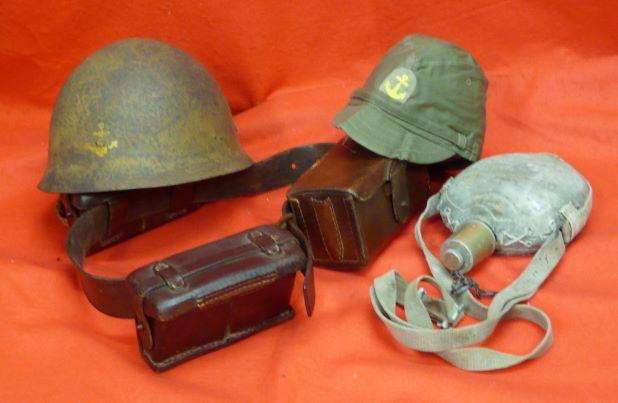 JAPANESE WW2 EQUIPTMENT OF A SOLDIER IN THE NAVAL INFANTRY