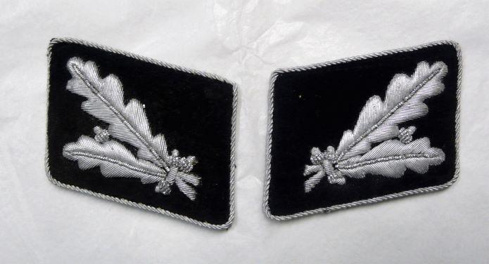 WAFFEN SS OBERFUHRER COLLAR PATCHES