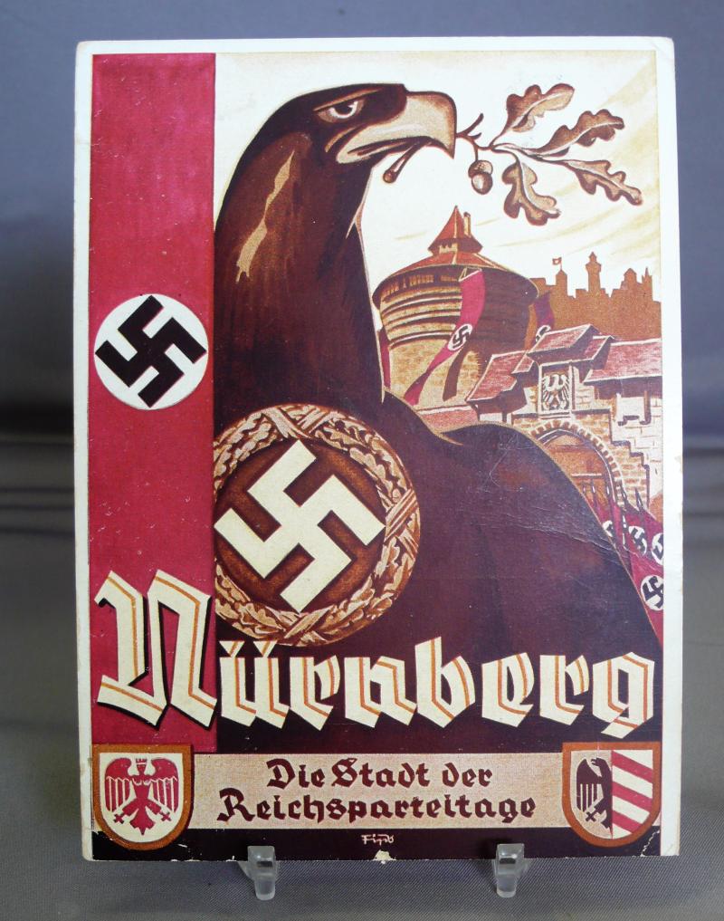 NAZI PATRIOTIC POSTCARD 