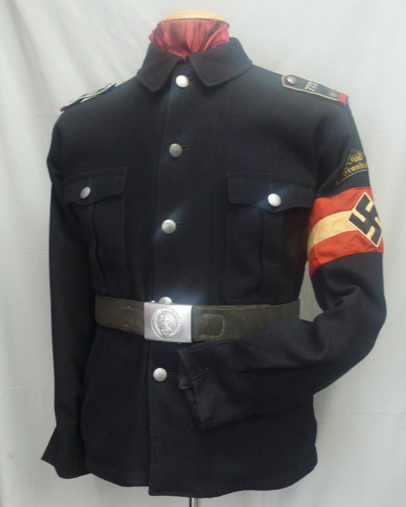 DARK BLUE HITLERJUGEND WINTER TUNIC