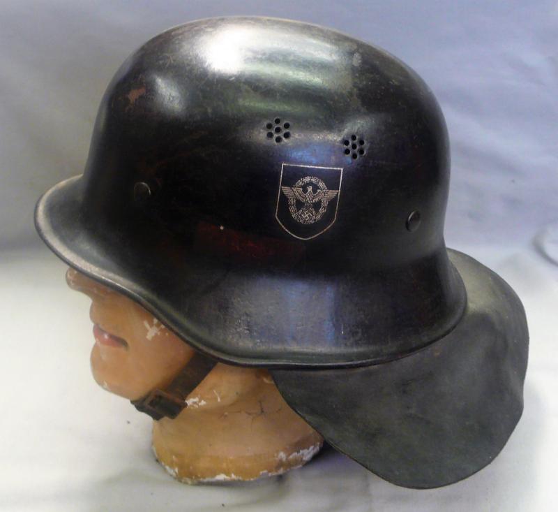 NAZI FIRE POLICE HELMET