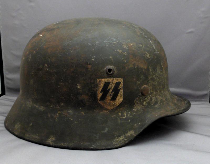 WAFFEN SS SINGLE DECAL M40 COMBAT HELMET