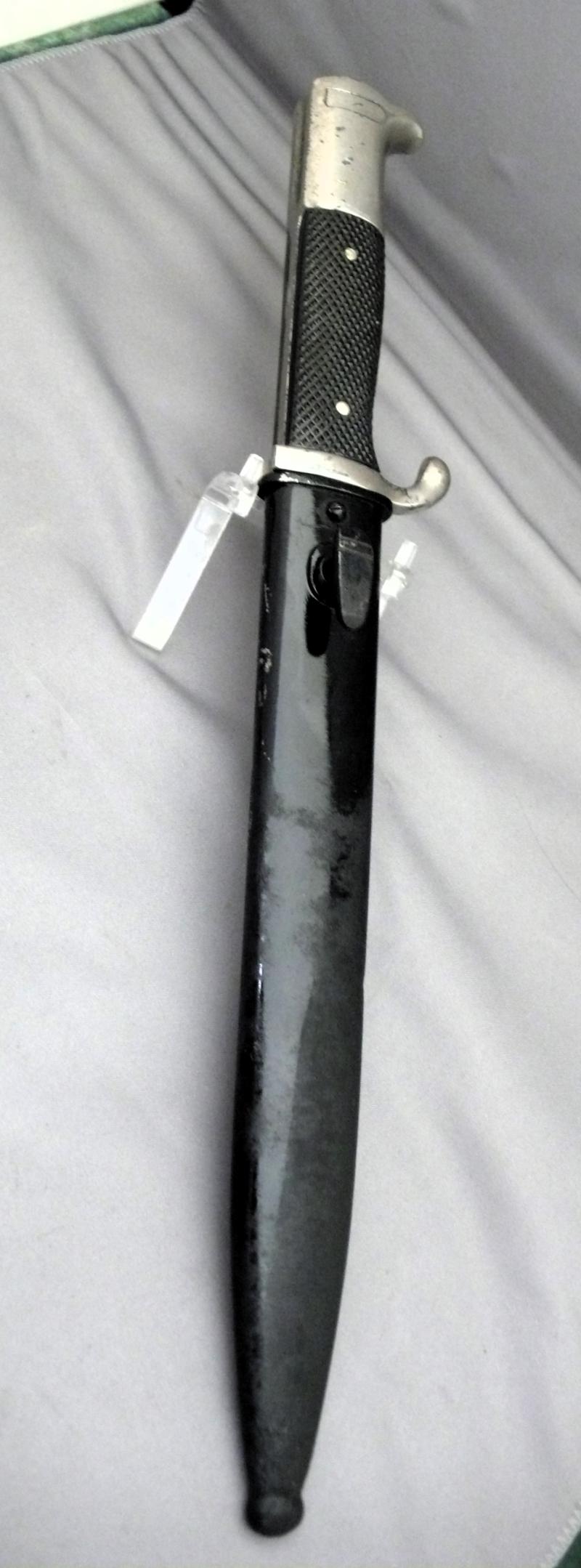 WAFFEN SS ENGRAVED PARADE BAYONET