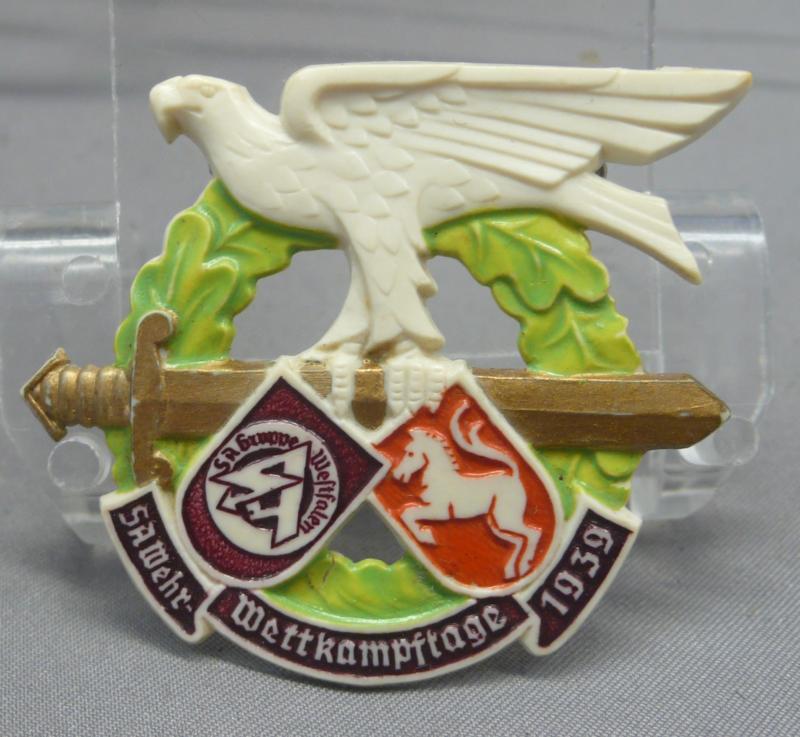VERY UNUSUAL COLOURED SA DAY BADGE
