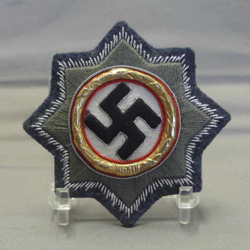LUFTWAFFE GERMAN CROSS IN GOLD (CLOTH)
