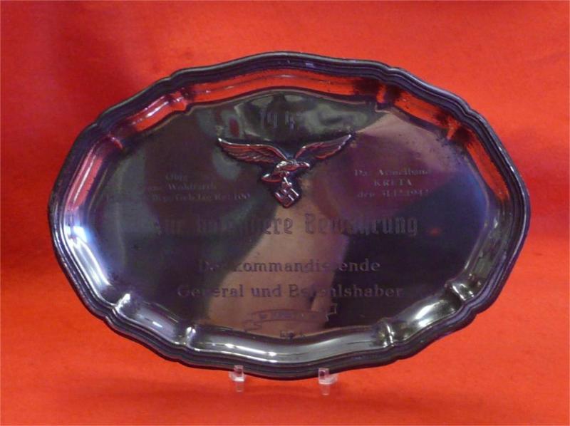 LUFTWAFFE SILVER SALVER